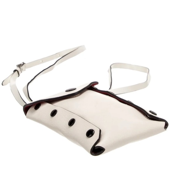 Rag & Bone Stylish Leather White Crossbody Bag - Picture 5 of 12